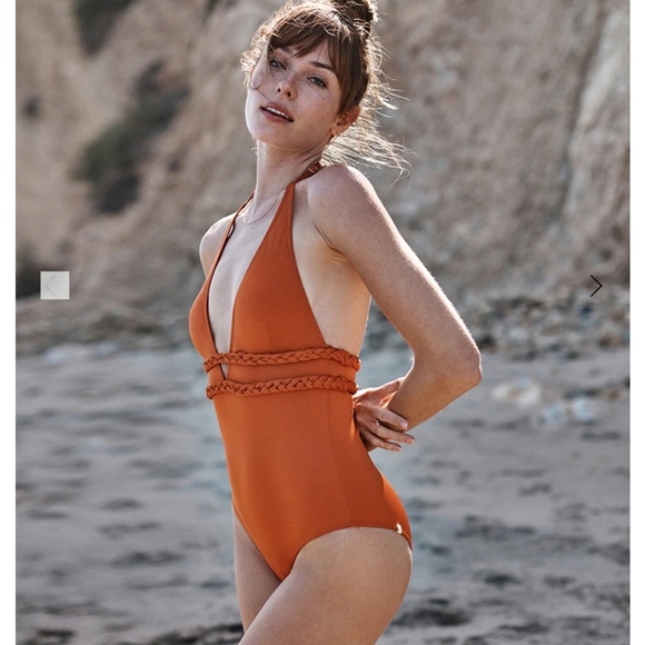 summersalt Other - Collection by SUMMERSALT The Braided Halter Plunge |